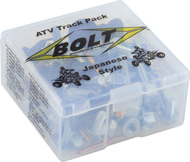 BOLT ATV Track Pack Kit 020-00106 with hardware, fasteners, and fittings for ATV track installation and maintenance.