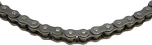 Load image into Gallery viewer, Fire Power standard chain 520x108, motorcycle chain with metal links, black finish, and chain connecting links.