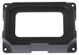 SSV Works Mrb3 Dash Kit for Ranger Xp1000 2018+ installed on vehicle dashboard with audio and communication components.