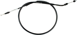 Motion Pro black vinyl clutch cable for motorcycles, showing the cable with protective black vinyl coating and metal fittings.