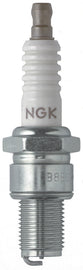 NGK solid spark plug #3997/04 B8EG-S with metal shell and ceramic insulator for automotive engine performance.