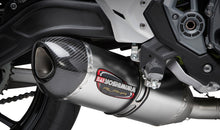 Load image into Gallery viewer, Yoshimura Race Alpha-T full exhaust system with stainless steel and carbon fiber components, designed for high-performance motorcycles.