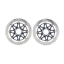 BREMBO front T Drive floating brake rotor, upgrade automotive brake component with vented design and high-performance finish.
