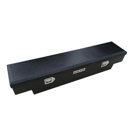 Kolpin mid-size UTV aluminum bed box with 11-inch height, 12-inch width, and 54.6-inch length, rugged outdoor storage solution.