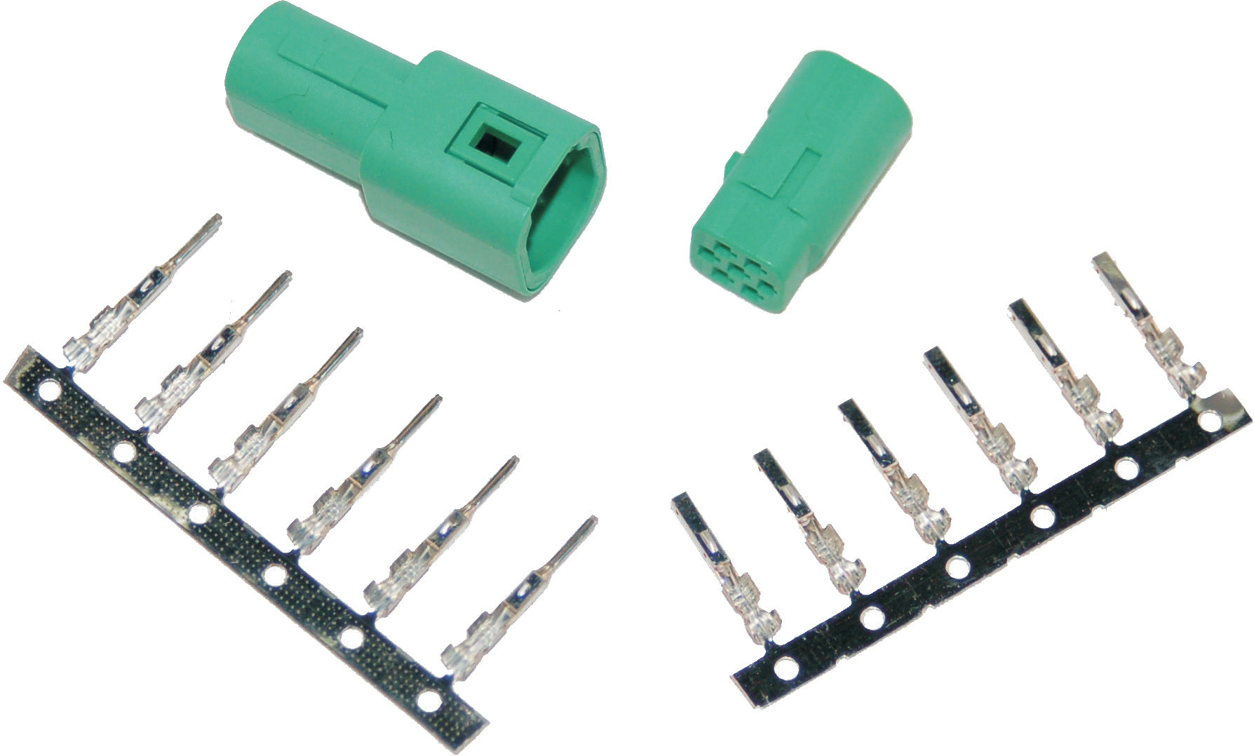 Namz Mini MCL connector and terminal kit for TBW harness, includes male and female connectors for 2008 and up models.