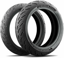 Load image into Gallery viewer, Michelin Road 6 Rear Tire 150/70ZR17 radial motorcycle tire with tread pattern and sidewall details