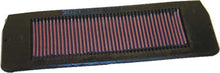 Load image into Gallery viewer, K&amp;N Air Filter 759091, high-performance reusable air filter with a black rubber frame and pleated cotton filter media.