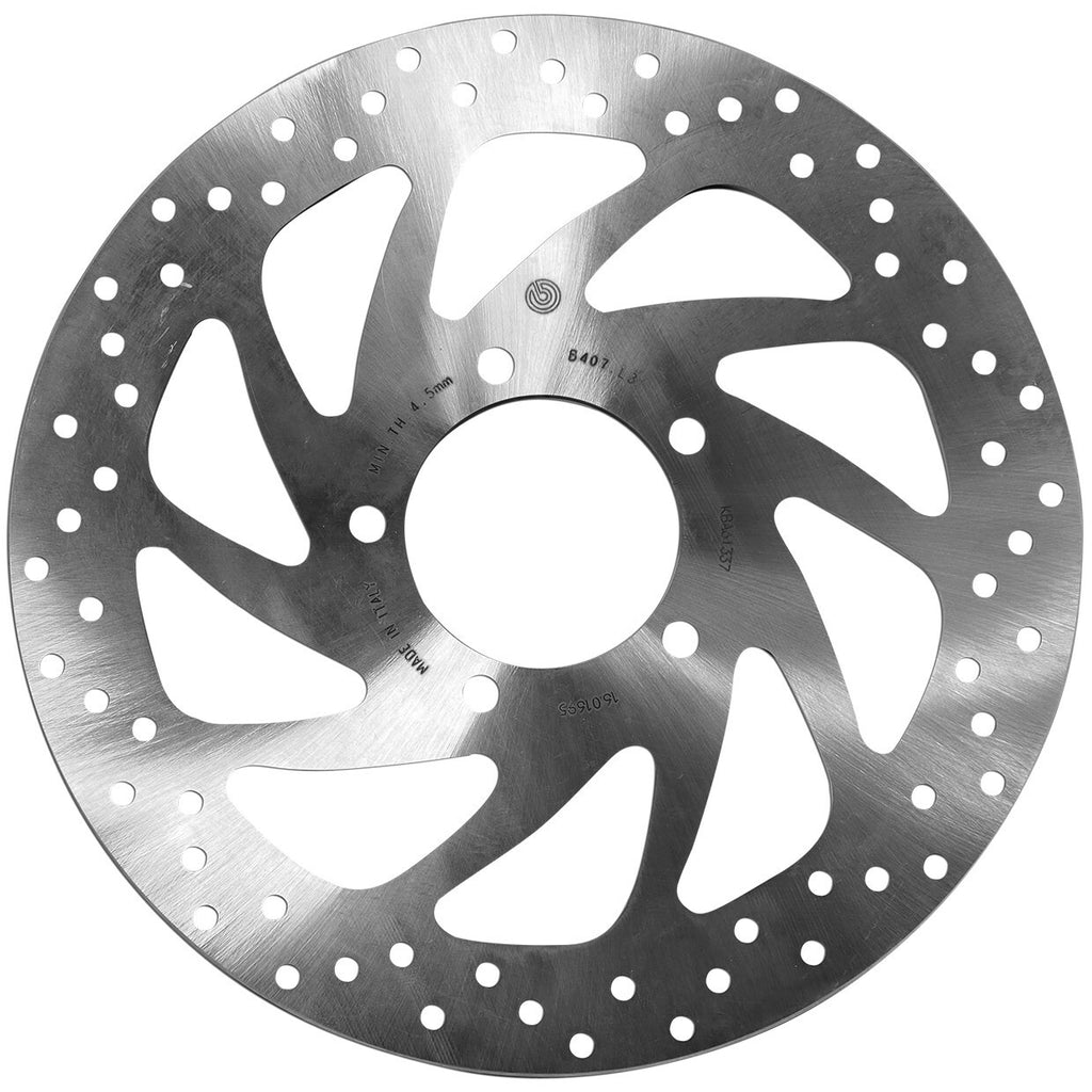 Brembo Serie Oro front brake rotor fixed 177-0015 with vented design and mounting holes for high-performance braking.