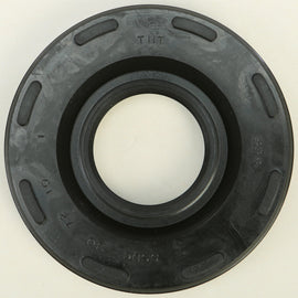 Vertex crankshaft seal for Kawasaki 650/750 engines, gasket and seal replacement part, black rubber seal with metal ring.
