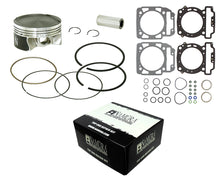 Load image into Gallery viewer, Namura twin cylinder top end piston kit with standard can, part 186-8011, for motorcycle engine rebuilds.