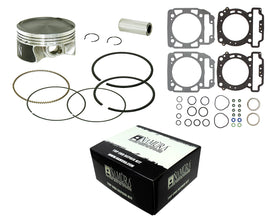 Namura twin cylinder top end piston kit with standard can, part 186-8011, for motorcycle engine rebuilds.
