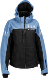 Fly Racing Women'S Carbon Jacket Black/Blue Xs 470-4501XS