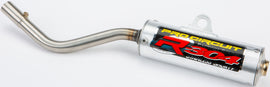 Pro Circuit R-304 Silencer exhaust system with black finish and mounting bracket, designed for off-road motorcycles.