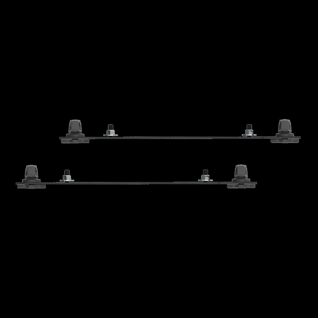 Kolpin Bed Box Mounting Kit 23-53505 showing metal brackets and hardware for secure installation on a truck bed.