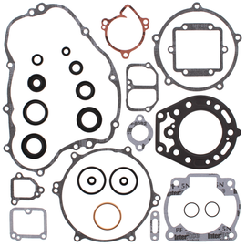 Vertex Complete Gasket Set with oil seals, featuring various gaskets and seals for engine maintenance.