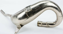 Load image into Gallery viewer, Pro Circuit Platinum Exhaust Pipe 792-1016P for motorcycle, shiny metal finish, with mounting brackets and exhaust outlet visible.
