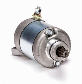 Ricks Motorsport Electric starter motor 27-61110, a compact automotive starter with electrical components and mounting points visible.