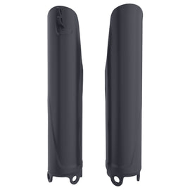 Polisport Plastics Nardo Grey fork guards for motorcycle, body protection, durable plastic design, part number 64-39415