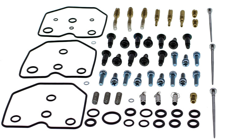 All Balls carburetor rebuild kit for intake, fuel system, includes gaskets and seals for 141-8784 model.