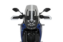 Load image into Gallery viewer, Clear PUIG Rally Windscreen for Yamaha motorcycle, lightweight windshield with aerodynamic design and mounting hardware.