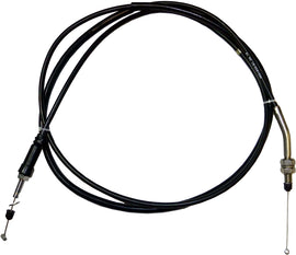 WSM Performance Parts throttle cable 72-20332, flexible control line for engine throttle linkage, shown in close-up image.