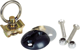 Ancra Quick Disconnect Tie-Down Anchor for trailers, featuring durable metal construction and secure fastening mechanism.