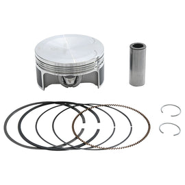 Vertex forged piston kit with 92.95mm size and 9.0:1 compression ratio, includes piston components for engine rebuild.