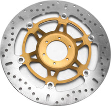 Load image into Gallery viewer, EBC Motorcycle Brakes standard brake rotor 15-1134X, circular metal disc with vented design for motorcycle braking performance
