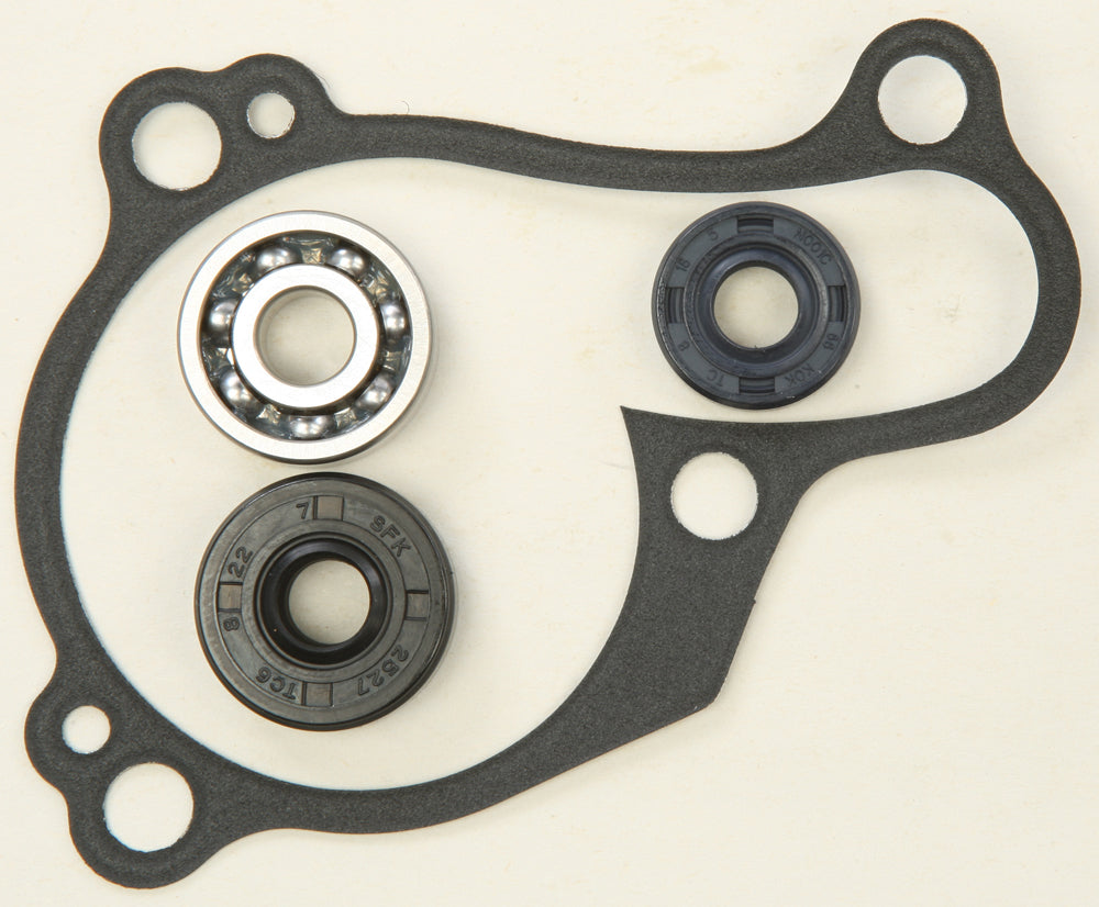 Hot Rods water pump kit for Yamaha YZ250F and YZ450F engine models from 2014-2015, featuring engine components and pump assembly.