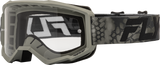 Fly Racing Youth Focus Se Kryptek Goggle Moss Grey/Black W/ Clear Lens 37-51159Y