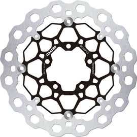 GALFER Cubiq Floating Front Brake Rotor 17-3902 with vented design and precision machining for motorcycle braking performance