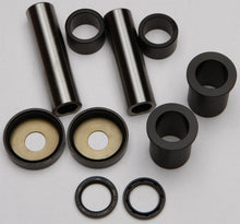 Load image into Gallery viewer, All Balls swingarm bearing kit for motorcycle suspension, with multiple bearings and seals included in the image
