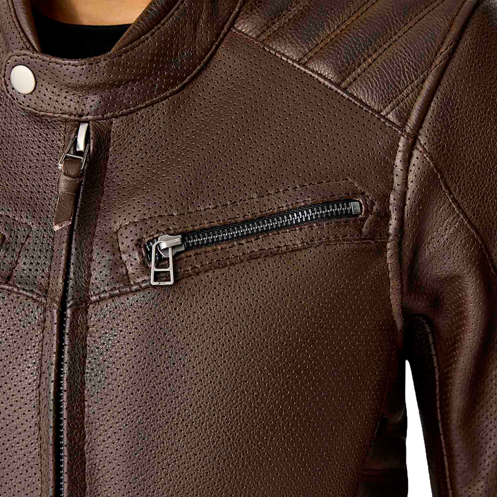 Womens Roadster Air D3o Jacket Brown Leather Xl