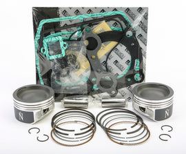 Namura Top End Kit 79.96/+0.01 piston kit with 11:1 compression for motorcycle engine, featuring polished components.
