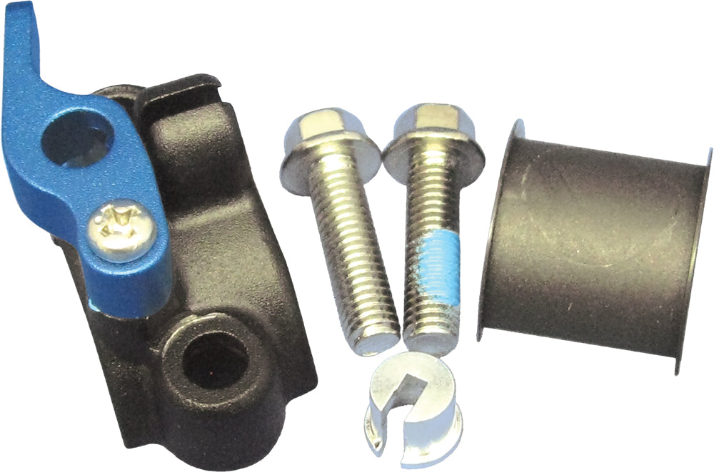 ARC Rotator Clamp with Hotstart for Honda CRF250 motorcycle, showcasing the durable metal clamp and mounting hardware.