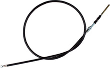 Load image into Gallery viewer, Motion Pro black vinyl rear hand brake cable 70-2081 with metal fittings and protective coating, designed for motorcycle braking systems