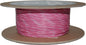 Pink and white striped 100-foot spool of primary electrical wire from NAMZ CUSTOM CYCLE, shown on a spool with visible wire.