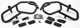 GIVI engine guards 270-6489, black metal braces protecting motorcycle engine area with mounting brackets visible.
