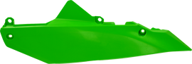 Acerbis Kawasaki green side body panels for motorcycle, featuring sleek design and vibrant Kaw green color.