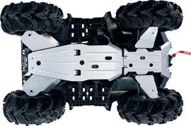Warn Front A-Arm Body Armor for street vehicles, protective metal skid plate with robust construction and mounting points.