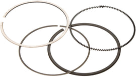 Vertex piston rings for 90.95mm Kaw Vertex pistons, showing close-up of metal piston ring components.