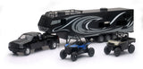 New Ray Toys - Replica  Pick Up Toy Hauler W/Polaris Vehicles Set - 959-0137