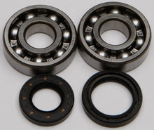 Load image into Gallery viewer, All Balls engine crankshaft bearing and seal kit 22-41024 showing metal bearings and rubber seals for engine repair.