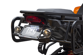 Yoshimura Fender Eliminator Kit for HD Pan-Am motorcycle, body kit with sleek design and mounting brackets.