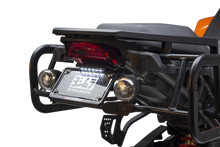 Load image into Gallery viewer, Yoshimura Fender Eliminator Kit for Honda Pan-Am motorcycle, close-up of sleek black body with mounting hardware visible
