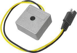 SP1 12-30501 voltage regulator for electrical systems, showing the compact device with connectors and mounting hardware.