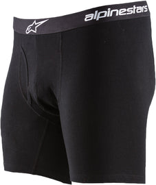 Black Alpine Star cotton briefs in size small, featuring a comfortable fit and simple design.