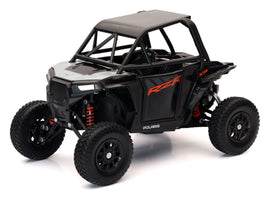 Black Polaris RZR XP 1000 UTV scale model accessory by New Ray Toys, detailed 1:18 scale replica.