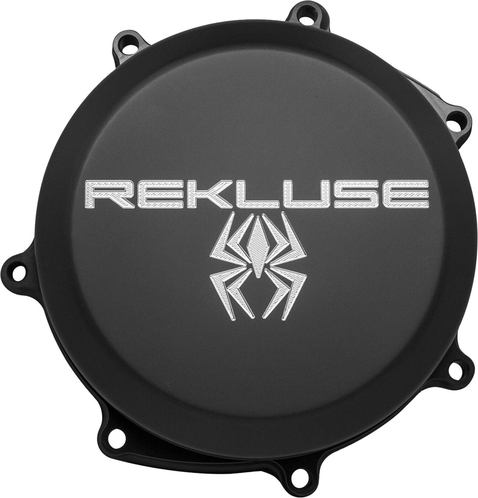 Rekluse Torqdrive clutch cover for Yamaha YZ250/250X motocross bike, durable black clutch cover with branding details.