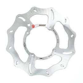 Front braking rotor by Braking, model 32-1705, showing the metal disc with vented design for enhanced braking performance.